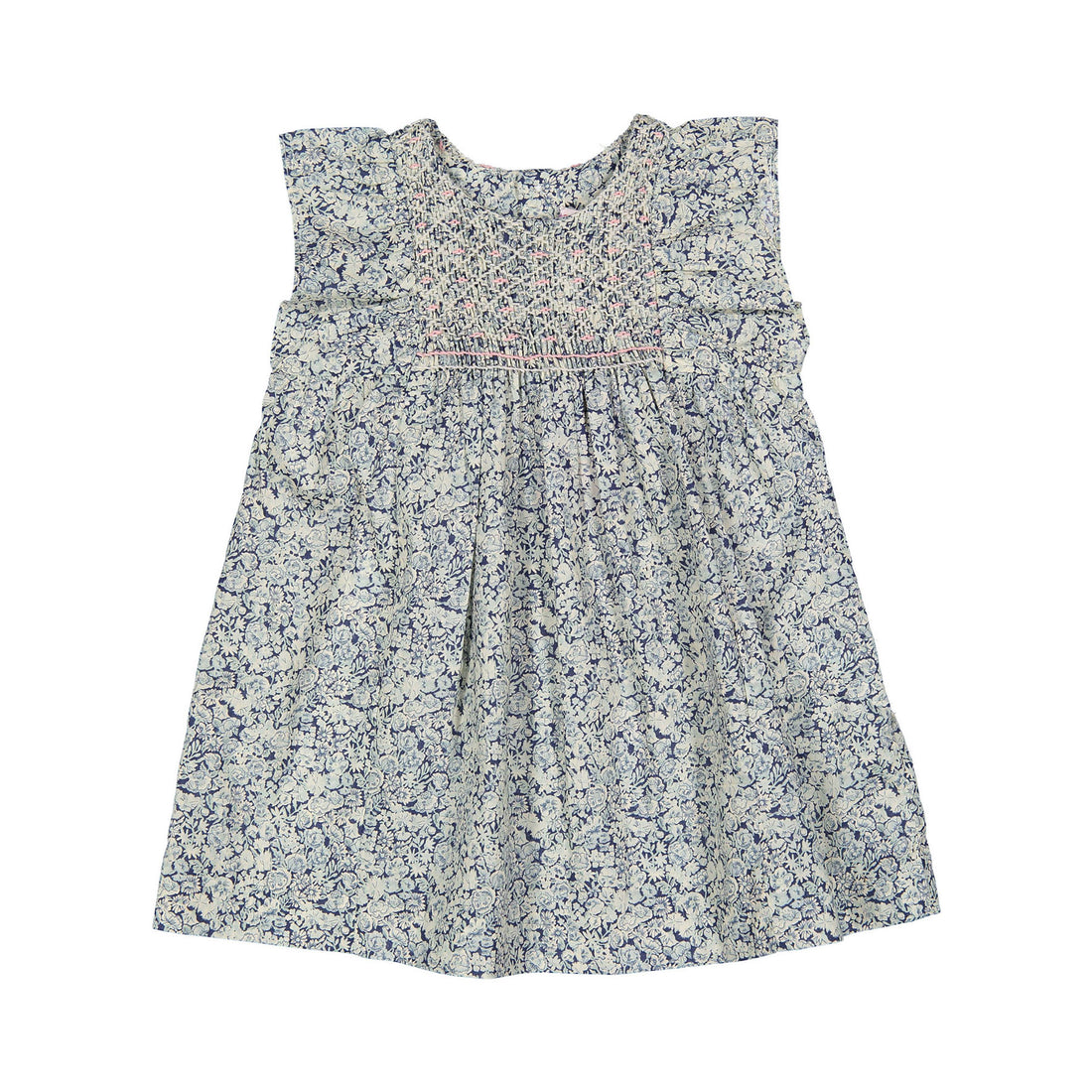 Bonpoint Blue Cadelili Baby Dress