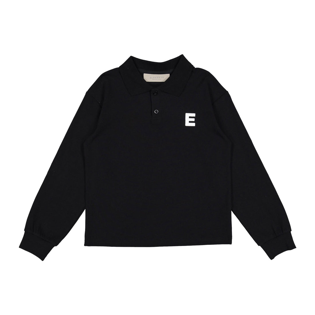 Elements Black E Logo Polo