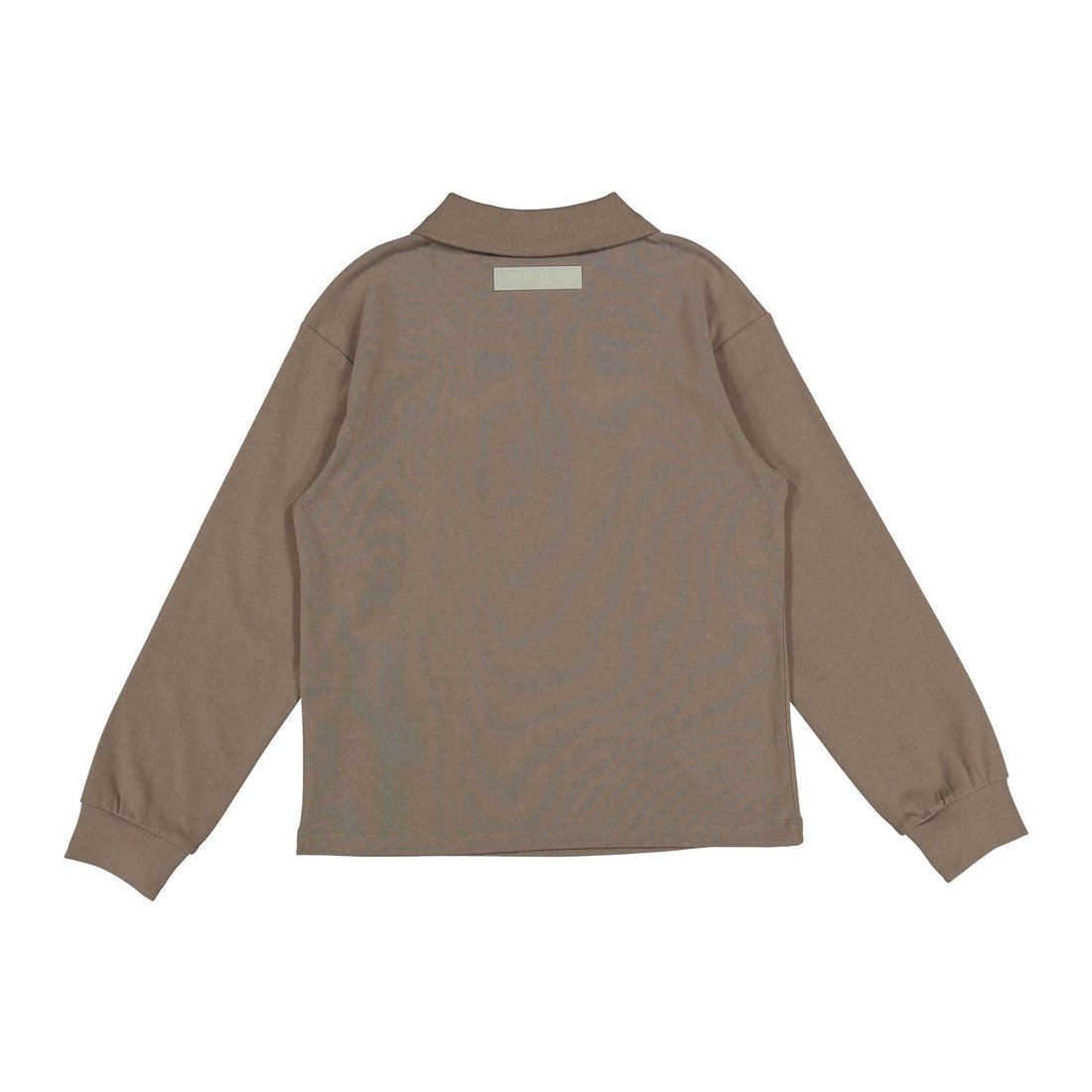 Elements Taupe E Logo Polo