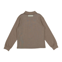 Elements Taupe E Logo Polo