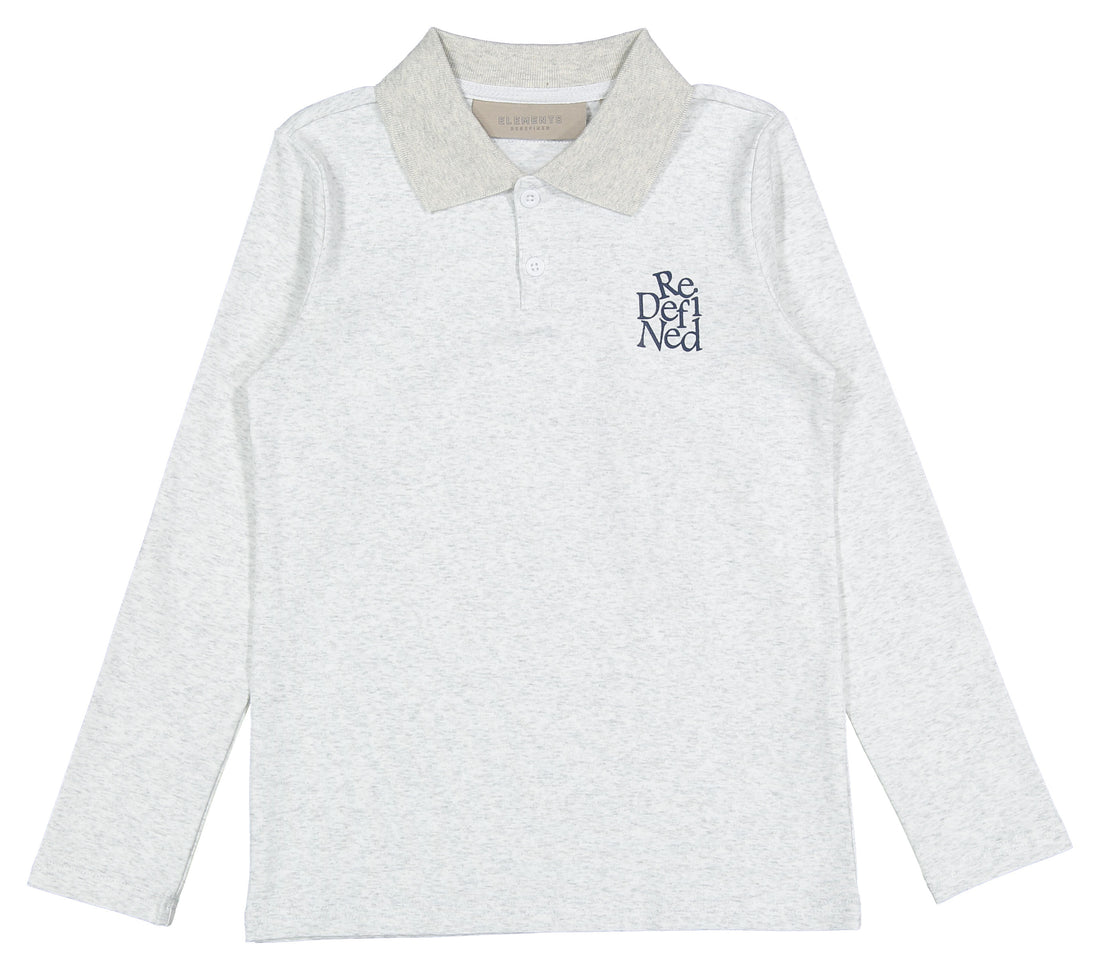Elements Heather Grey Redefined Polo
