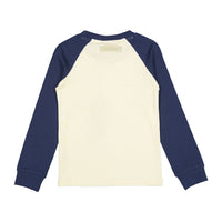 Elements Cream Two Toned Baseball Tee