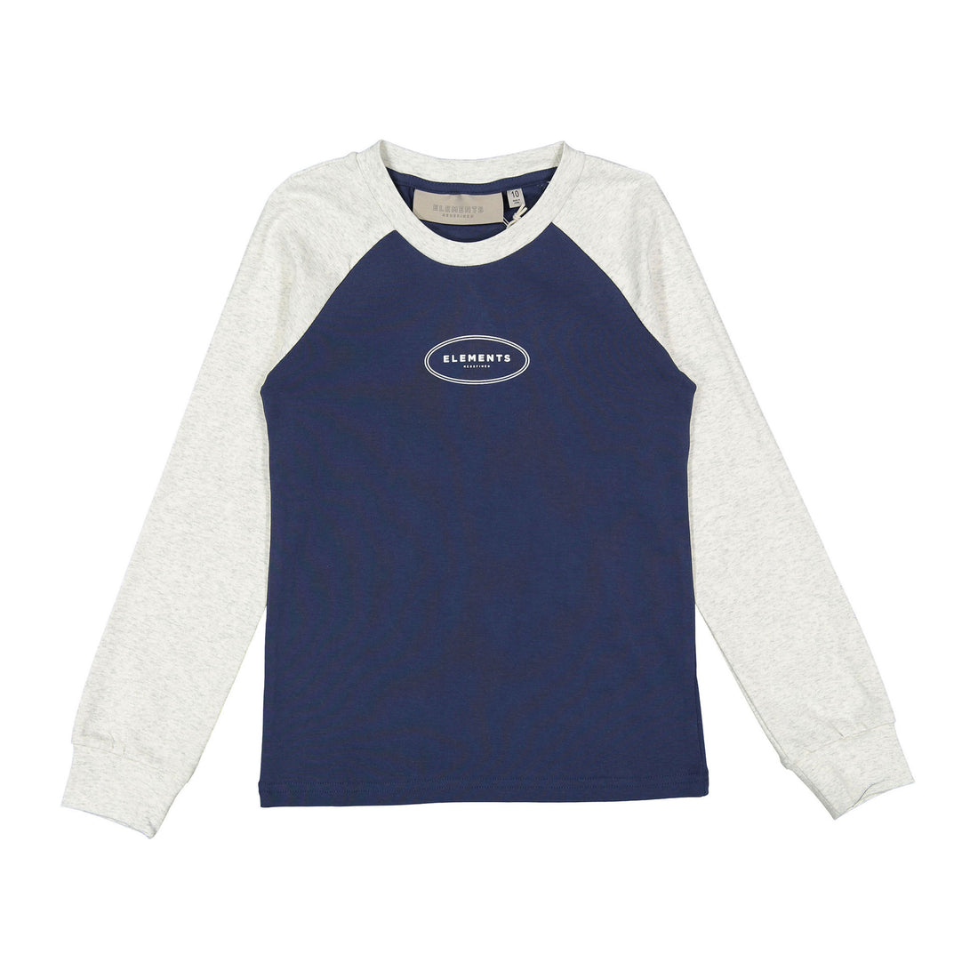 Elements Heather Two Toned Baseball Tee