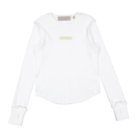 Elements White Seam Waffle Tee