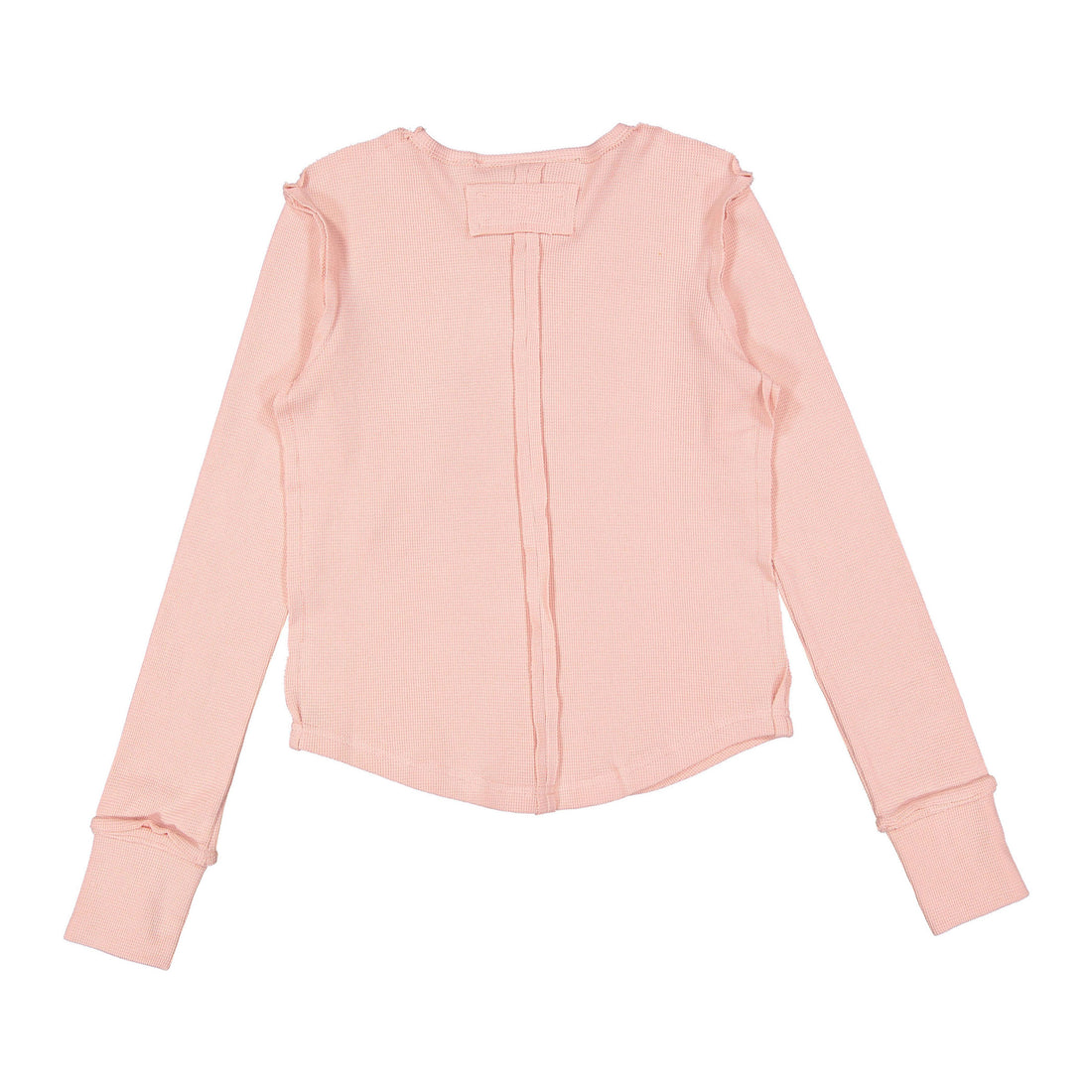 Elements Rose Pink Seam Waffle Tee