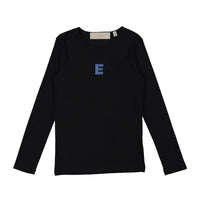 Elements Black Denim E Logo Tee