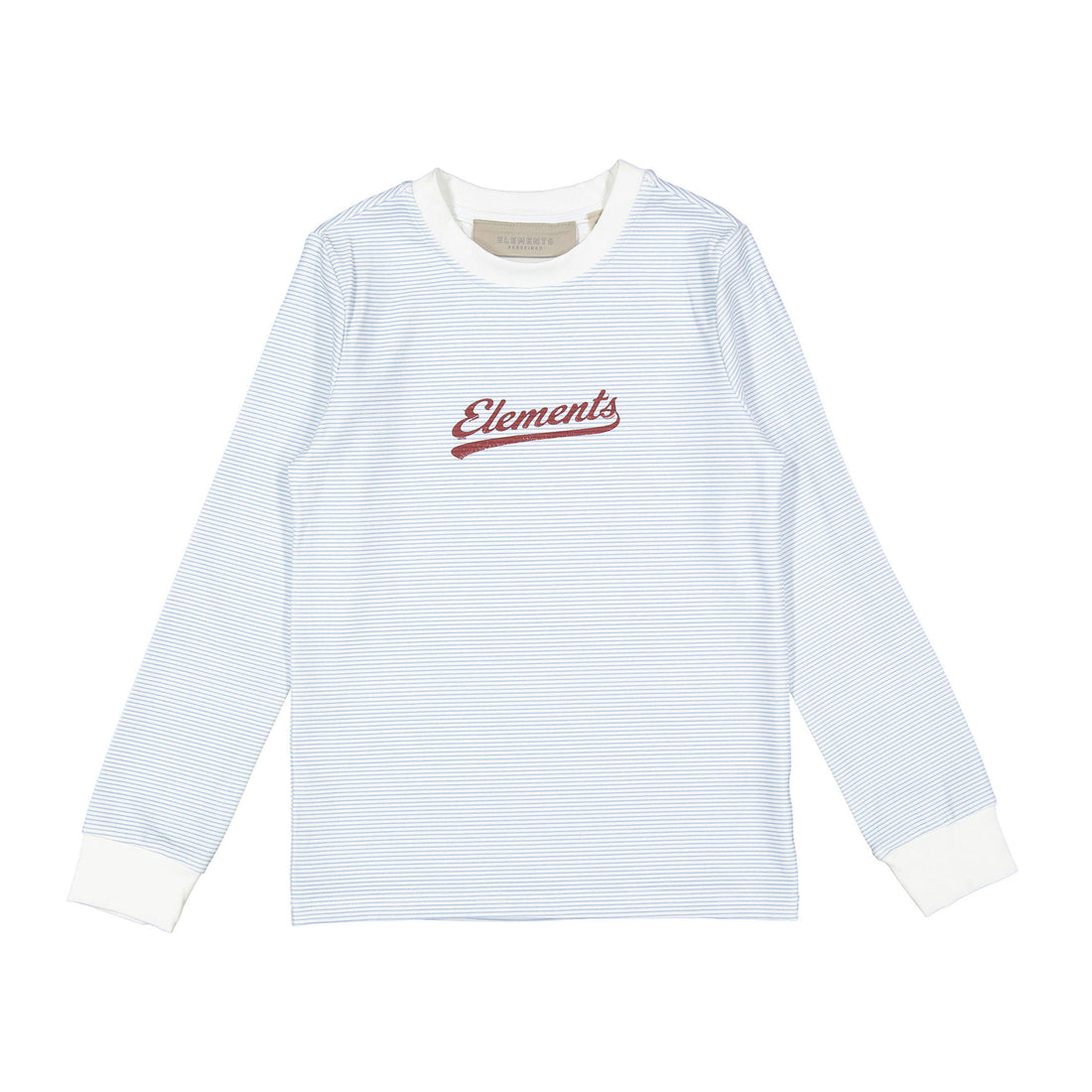 Elements Blue/White Striped Tee