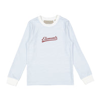 Elements Blue/White Striped Tee