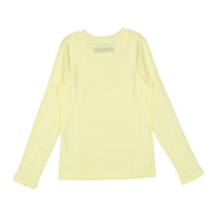 Elements Pale Yellow E Logo Stitch Tee