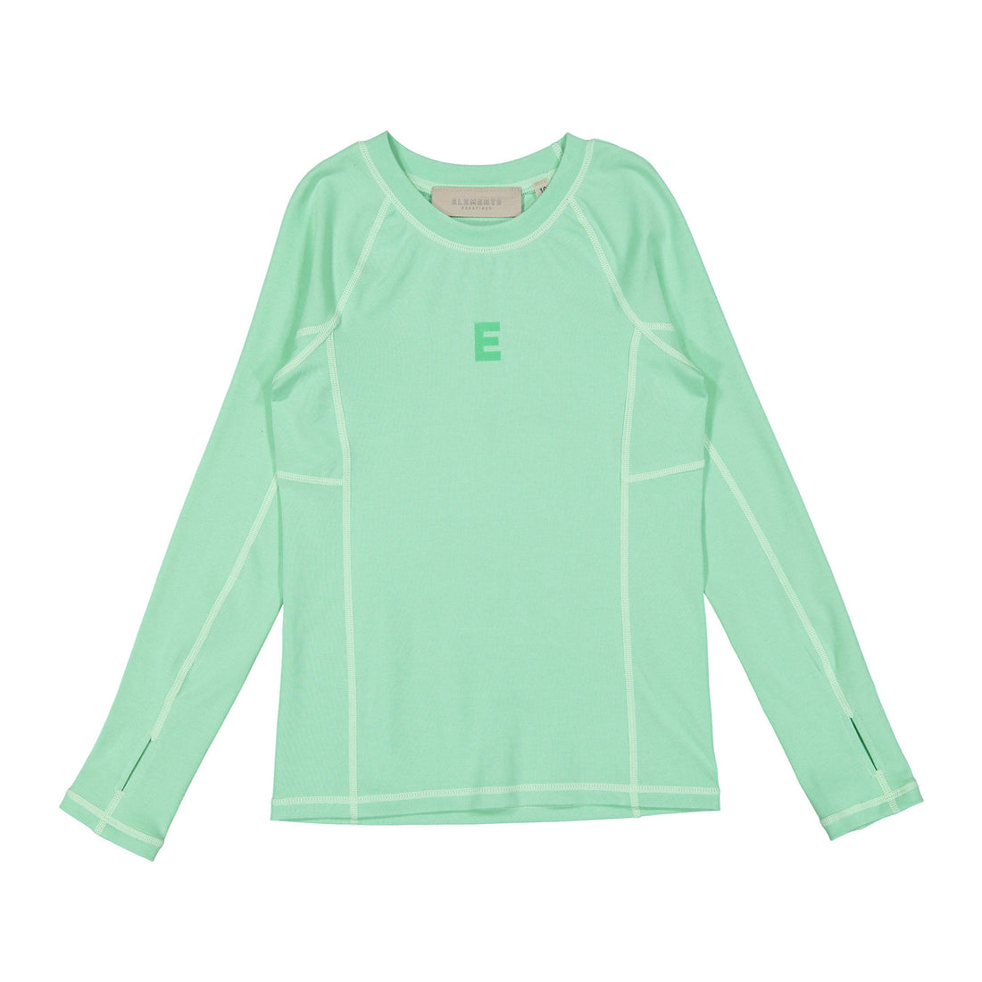 Elements Green E Logo Stitch Tee