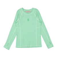 Elements Green E Logo Stitch Tee