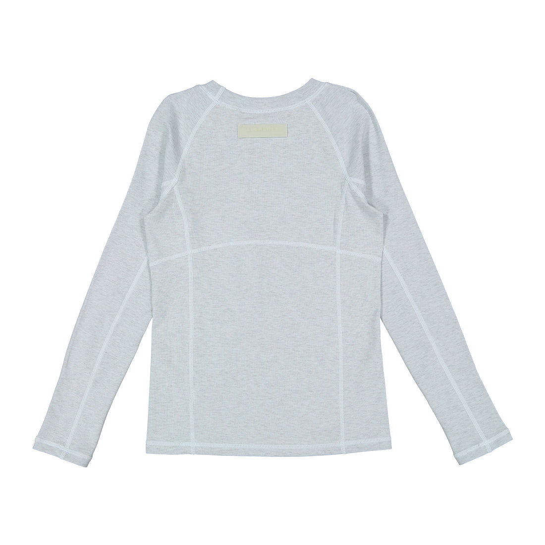 Elements Light Blue Heather E Logo Stitch Tee