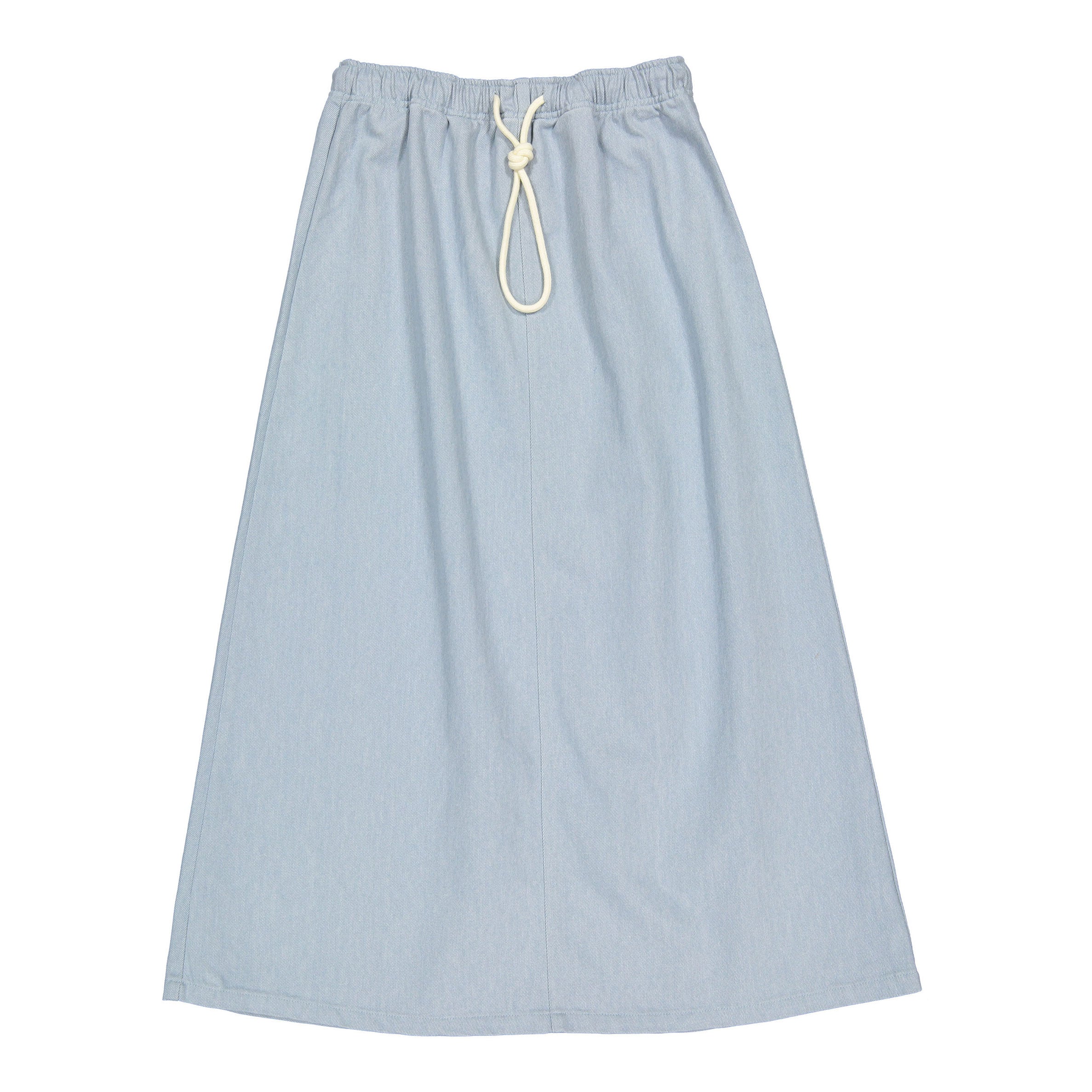 Elements Washed Blue Denim Drawstring Skirt – Ladida