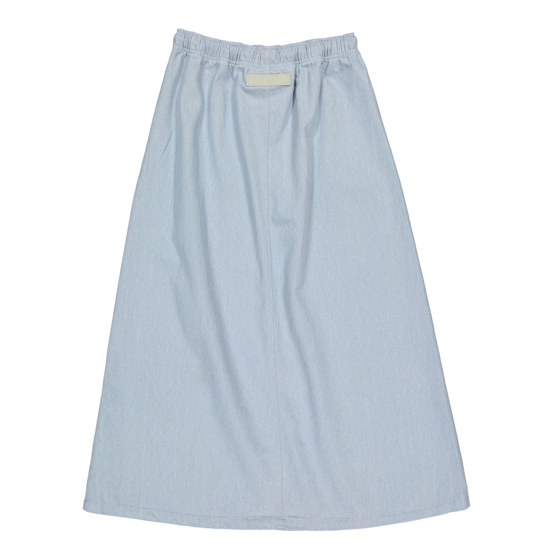 Elements Washed Blue Denim Drawstring Skirt