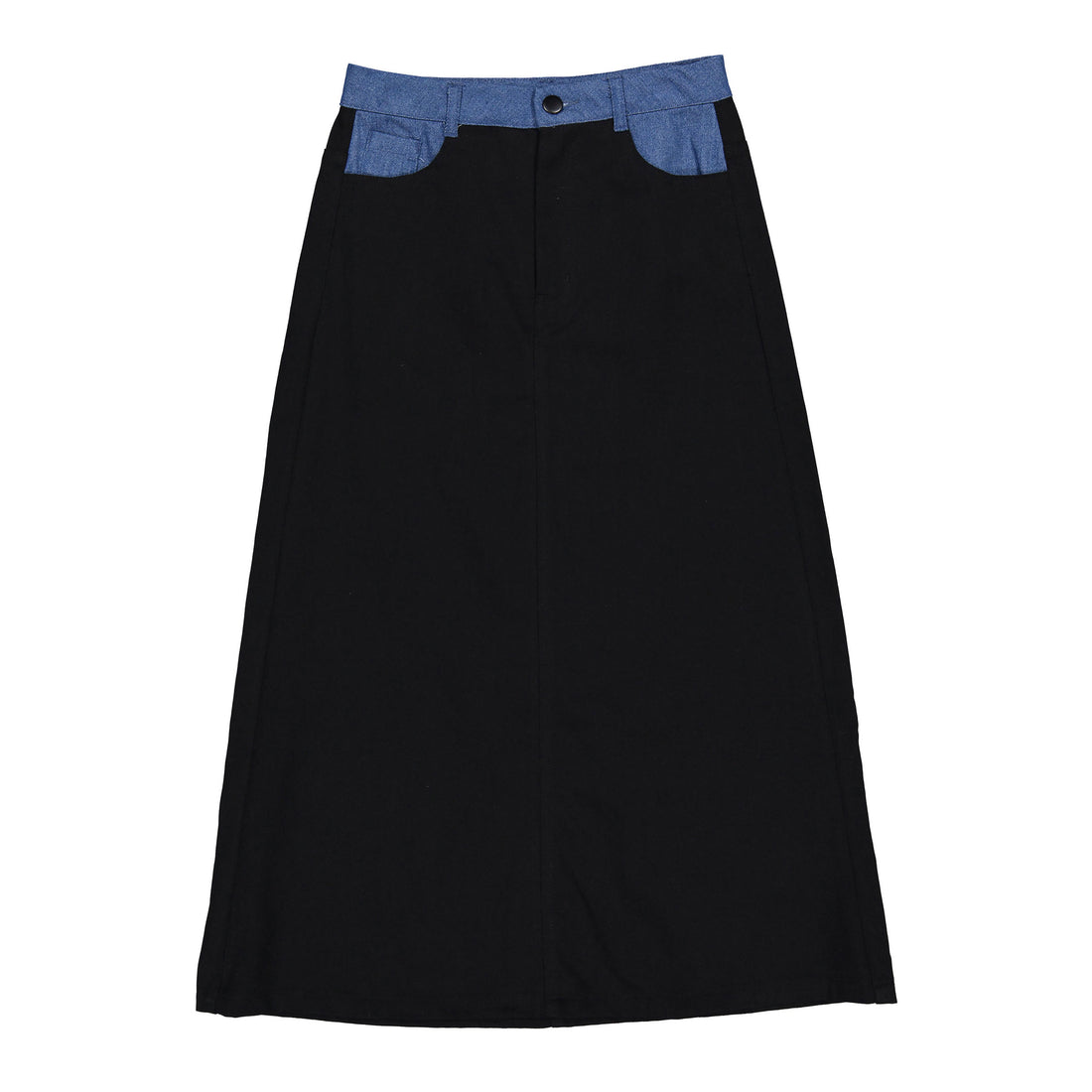 Elements Black Jean Denim Contrast Skirt