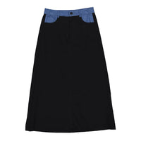 Elements Black Jean Denim Contrast Skirt