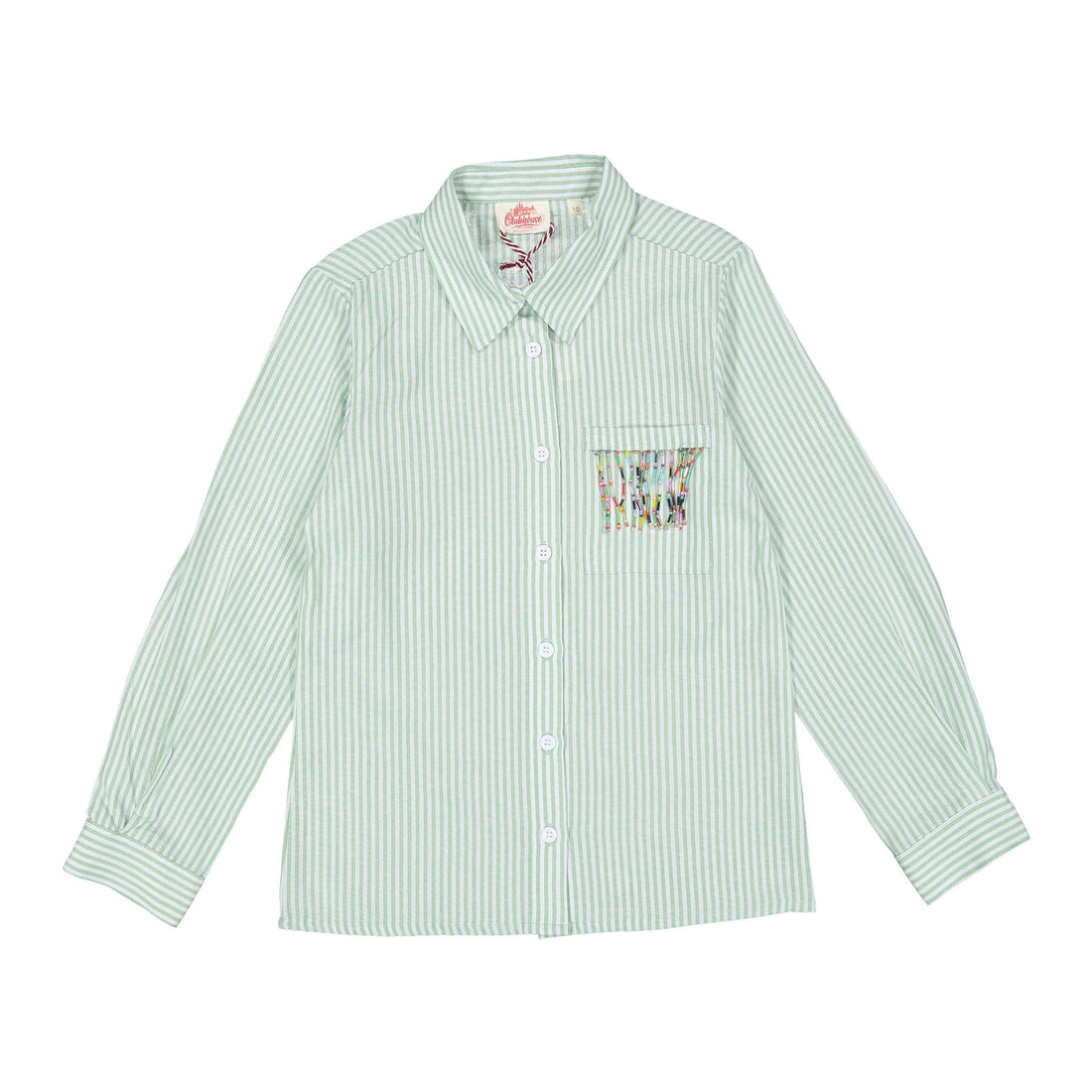 Clubhouse Beaded Green Blouse