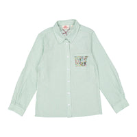 Clubhouse Beaded Green Blouse