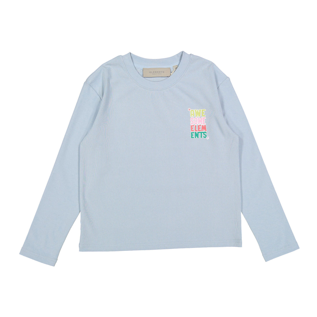 Elements Navy Blue Puff Logo Boxy Tee