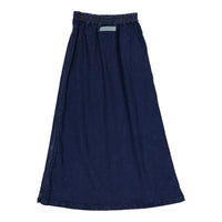Elements Dark Denim Mock Zip Skirt