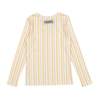 Clubhouse Rippled Striped Tee