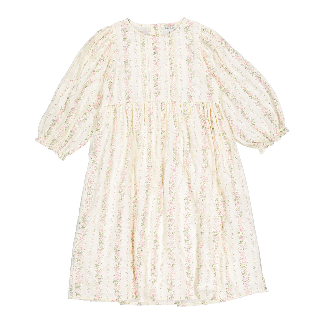 Bebe Organic Floral Stripes Irene Special Dress