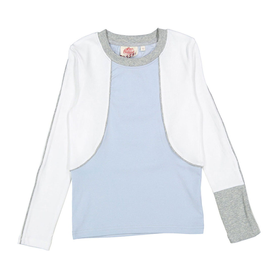Clubhouse Light Blue Blocked Tee