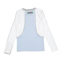 Clubhouse Light Blue Blocked Tee