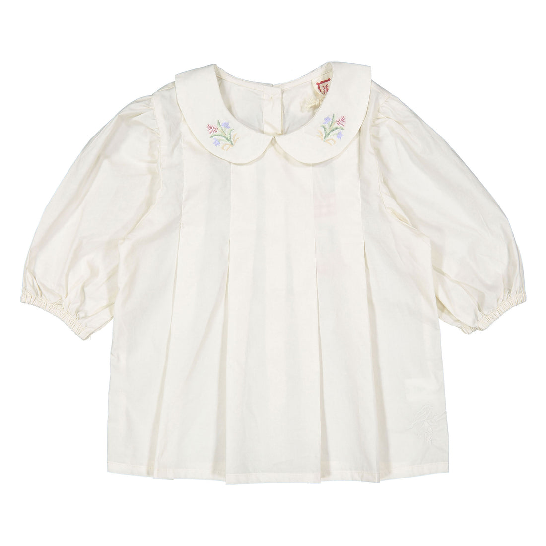 1984 Rose Embroidered 3/4 Blouse