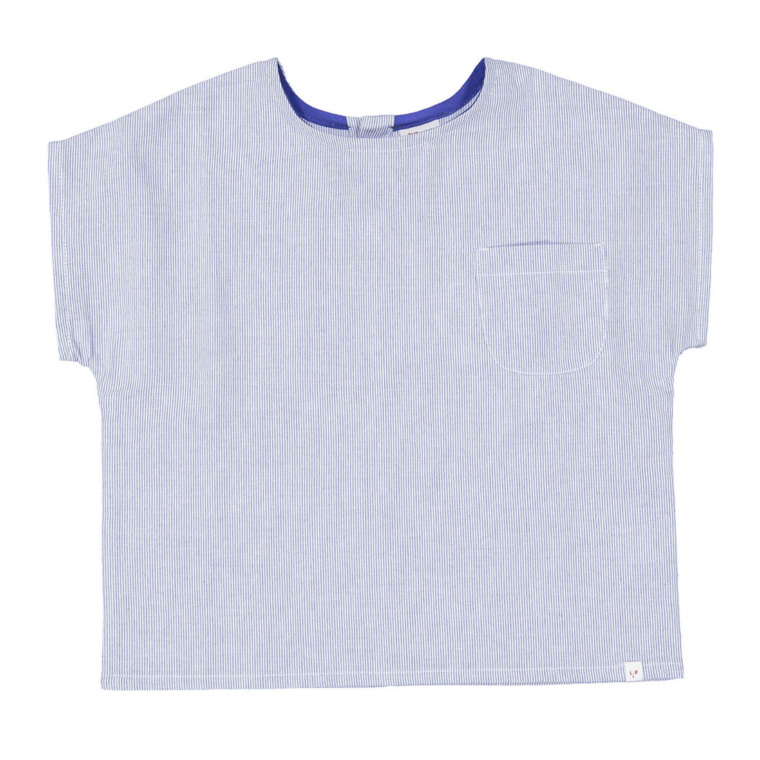 The Little Poets Blue Stripe Natalia Shirt
