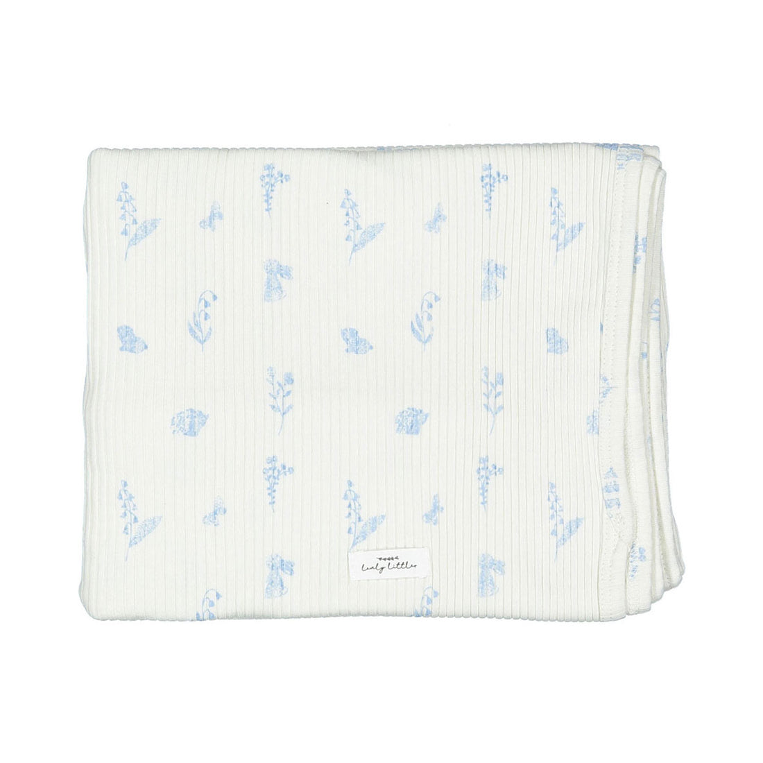Lovely Littles The Printed Blanket - Meadow Blue