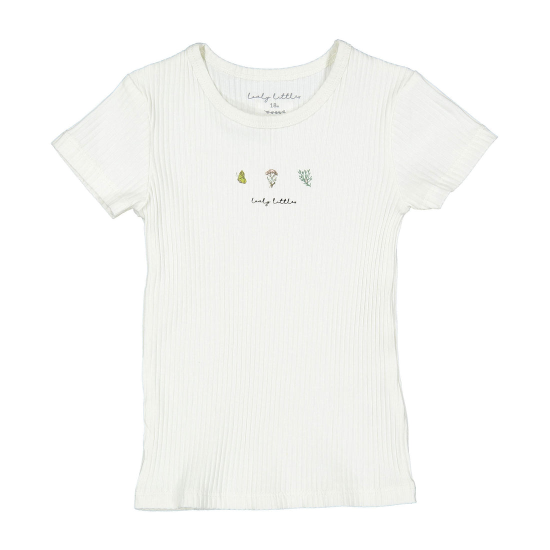 Lovely Littles The Ribbed Sleeve Tee - Meri