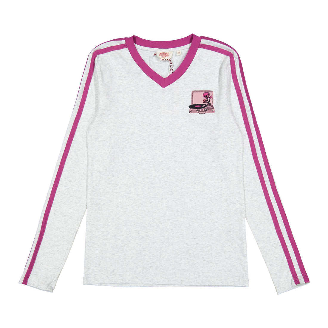 Clubhouse Heather Grey Retro Graphic Tee