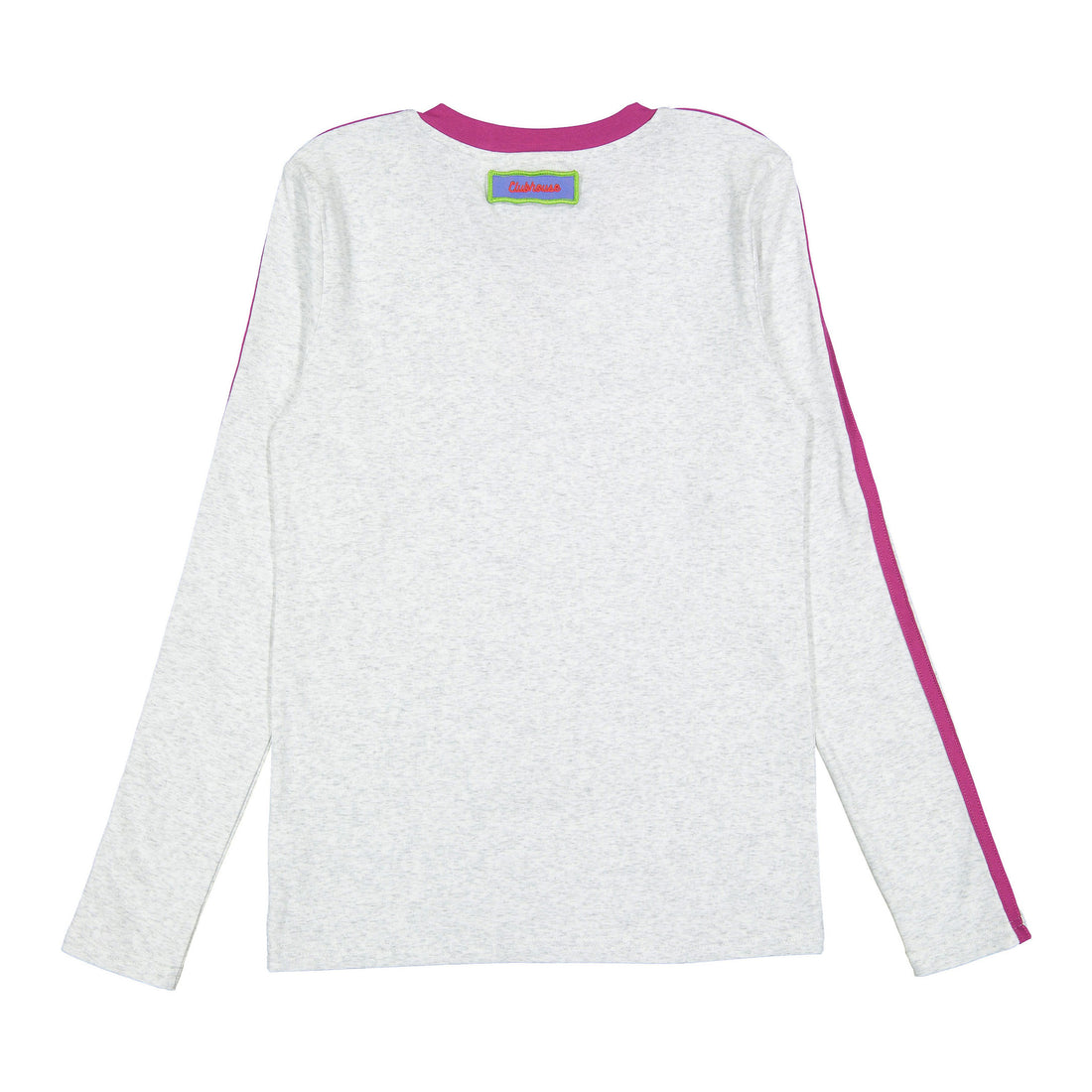 Clubhouse Heather Grey Retro Graphic Tee