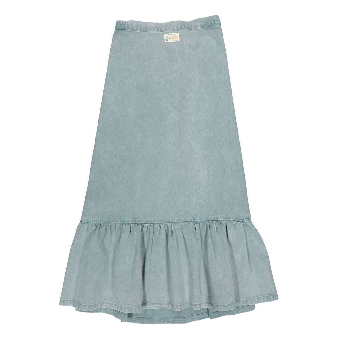 L by Ladida Funday Green Denim Maxi Skirt