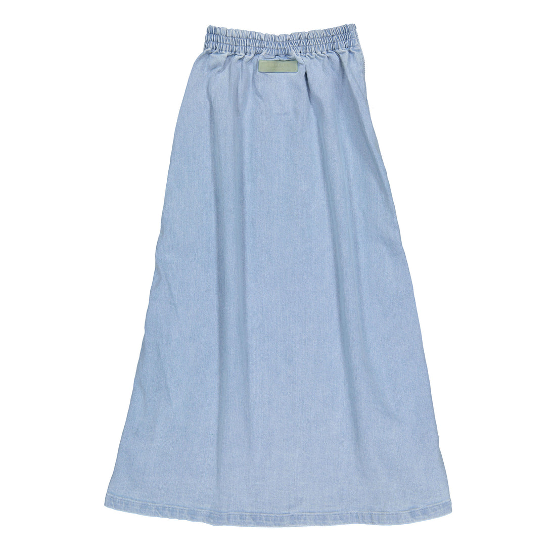 Elements Light Denim Mock Zip Skirt