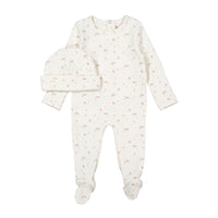 Ladida Layette Caramel Park Romper + Hat
