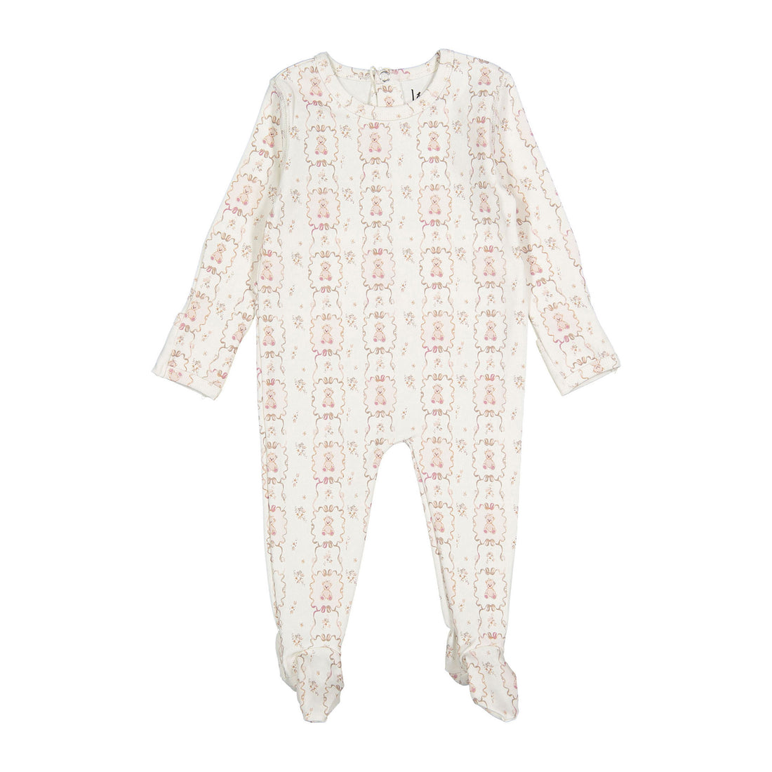 Ladida Layette Mauve Teddy Romper