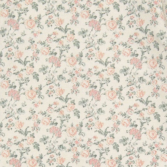 Ladida Layette Pink Garden Romper + Bonnet