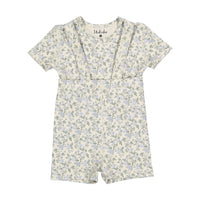 Ladida Layette Blue Garden Suspender Set