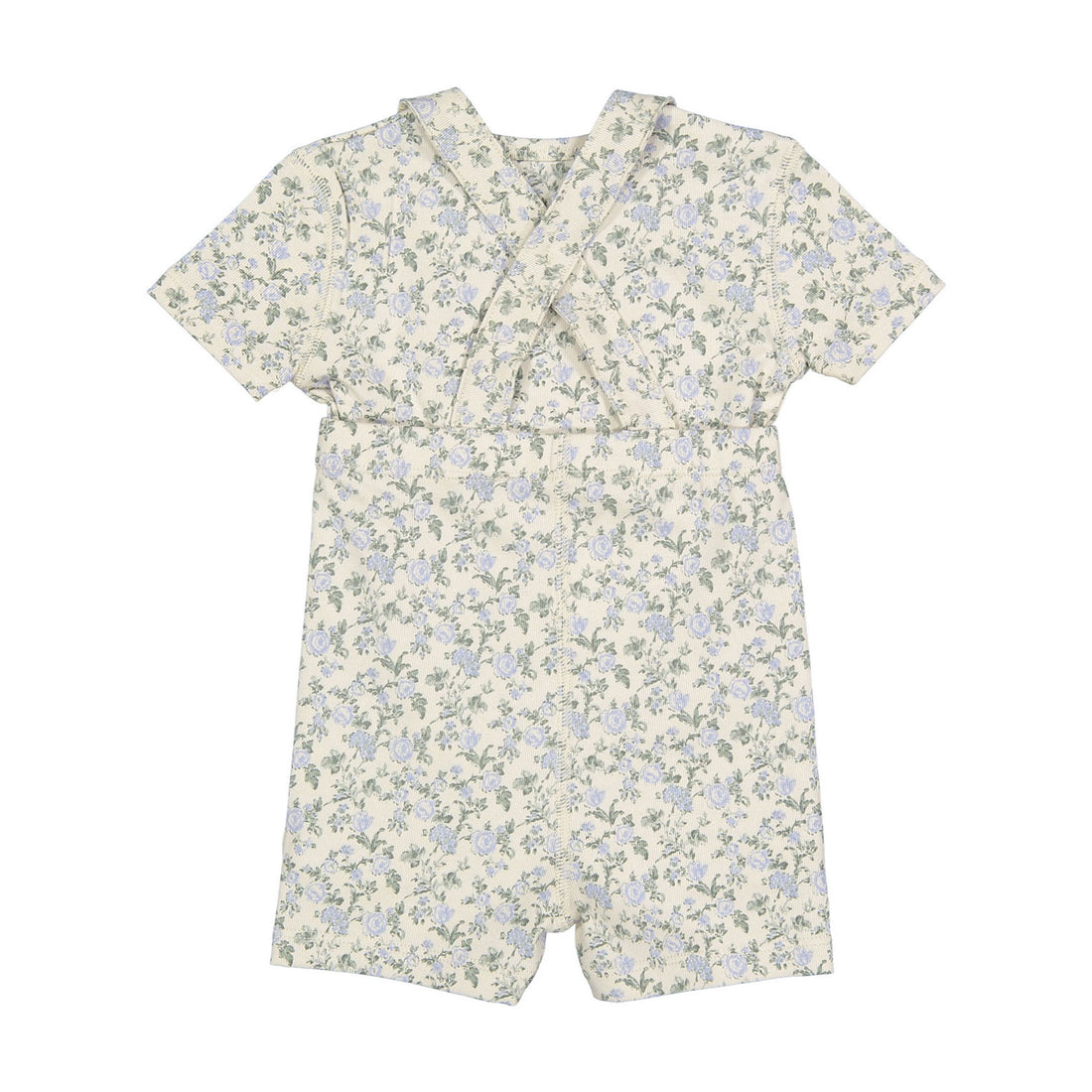 Ladida Layette Blue Garden Suspender Set