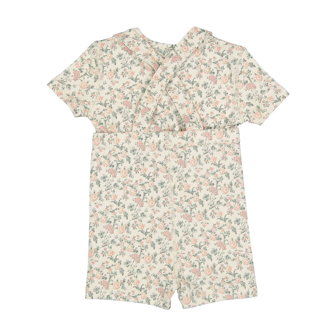 Ladida Layette Pink Garden Suspender Set