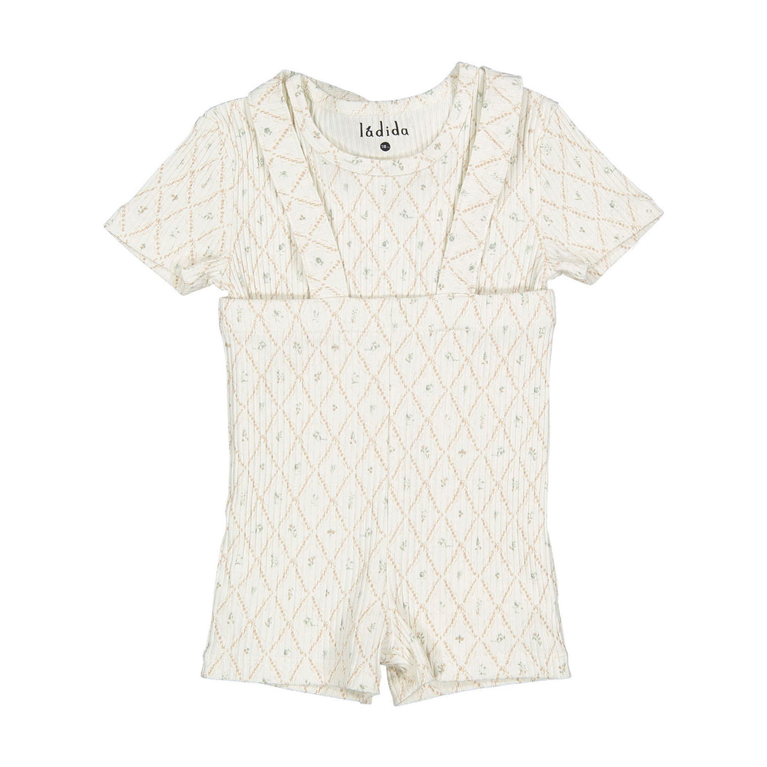 Ladida Layette Mauve Fairytale Suspender Set