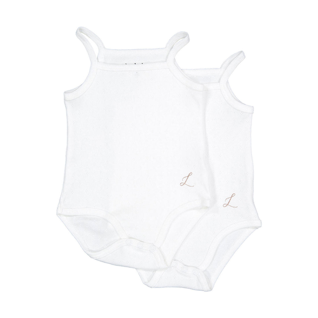 Ladida Layette White Pointelle 2 Set Onesies