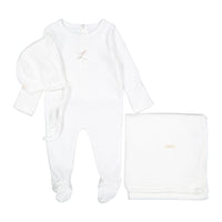 Ladida Layette White Pointelle Take Me Home Gift Set
