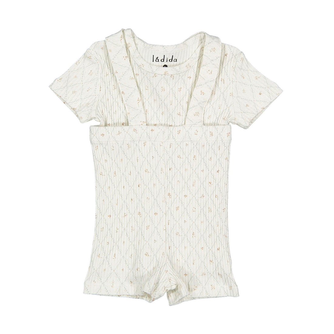 Ladida Layette Taupe Fairytale Suspender Set
