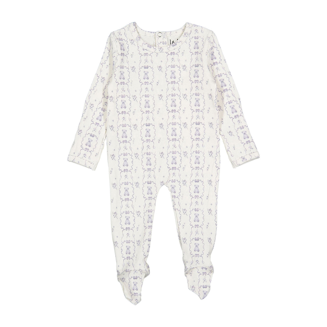 Ladida Layette Blue Teddy Romper