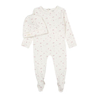 Ladida Layette Rosewood Park Romper + Hat