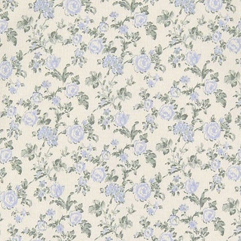 Ladida Layette Blue Garden Romper + Bonnet