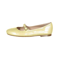 Papanatas Lemon Buckle Strap Mary Janes